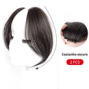 Aplique Franja Lateral e Frontal - Castanho Claro